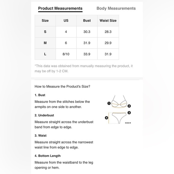 ✨ Neon Orange High Waist O Ring Bikini Swimsuit Shein Size Medium - Picture 5 of 5